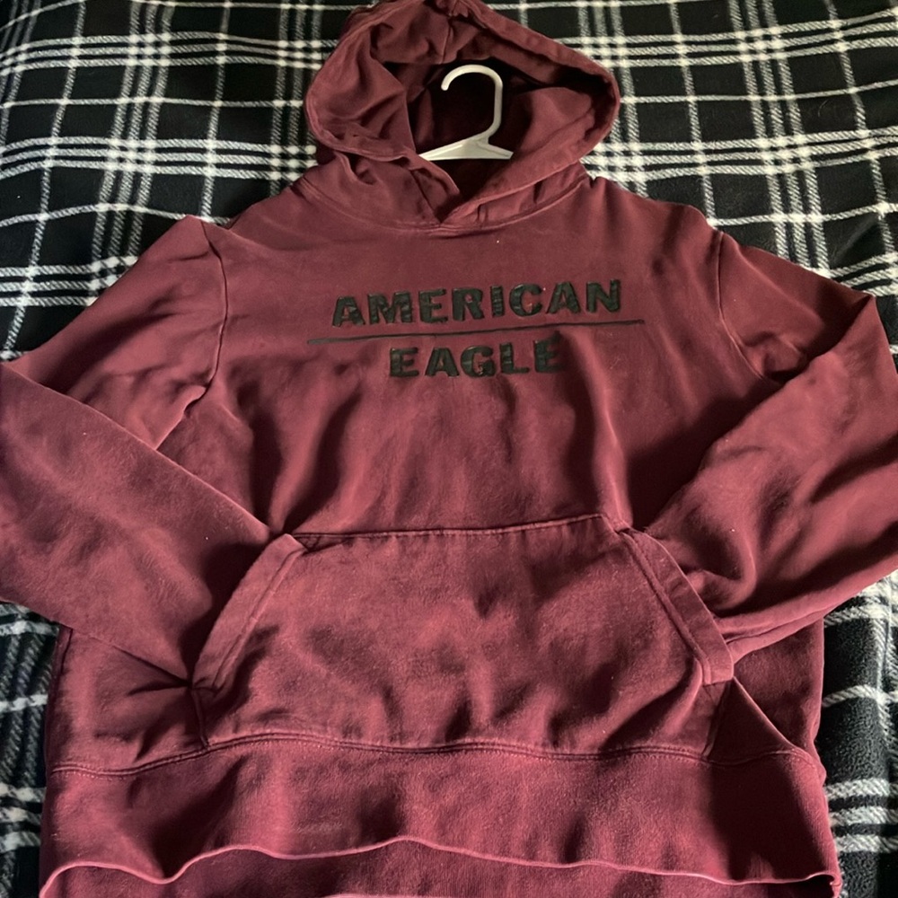 American Eagle Outfitters Maroon Hoodie